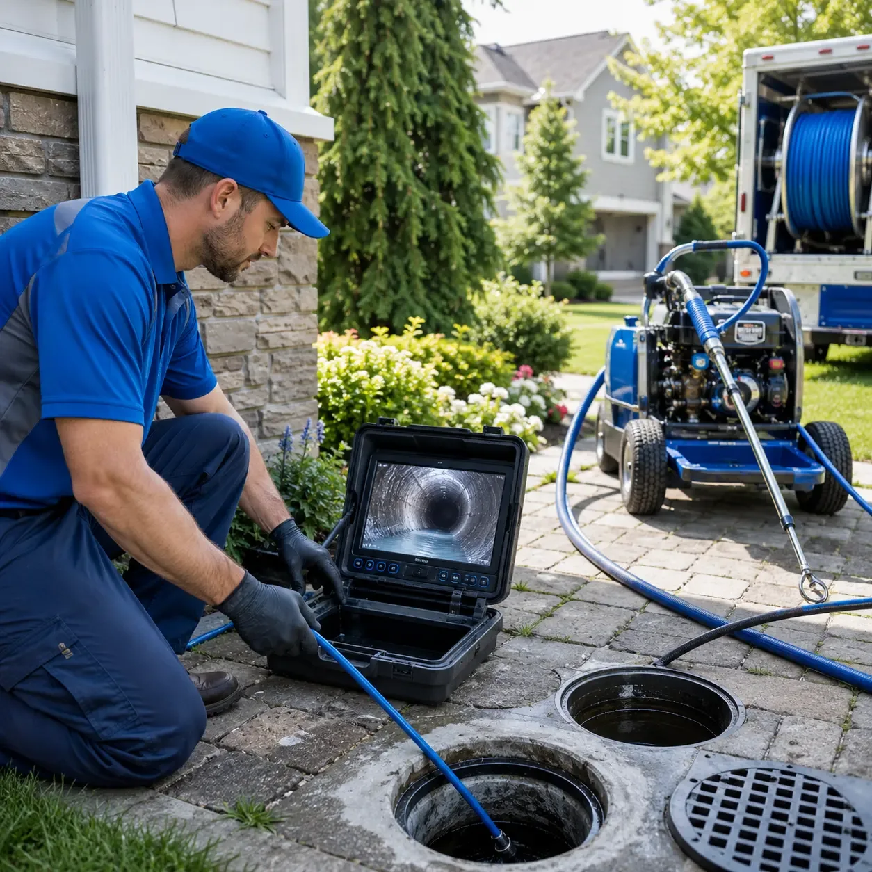 Outdoor drain cleaning professionals serving Homer City, PA